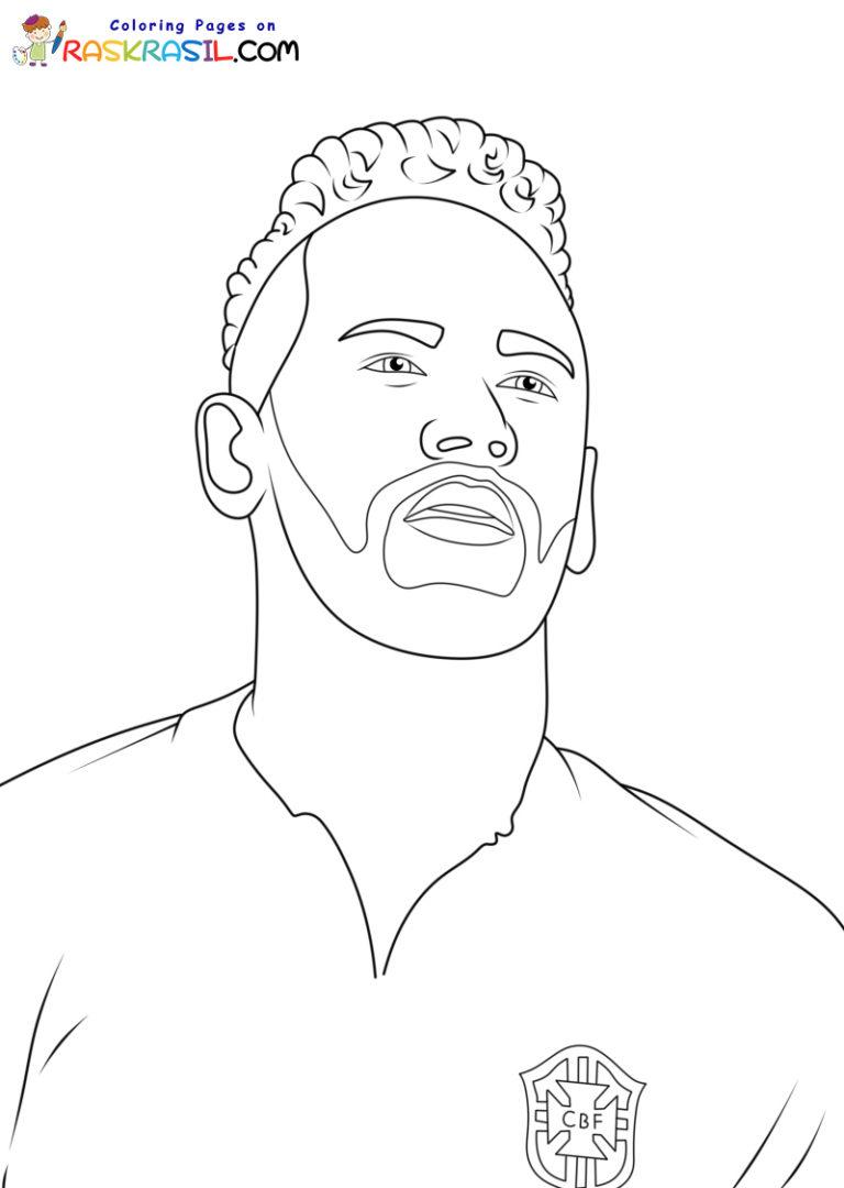 44+ Free Neymar Jr Coloring Pages Free Printable