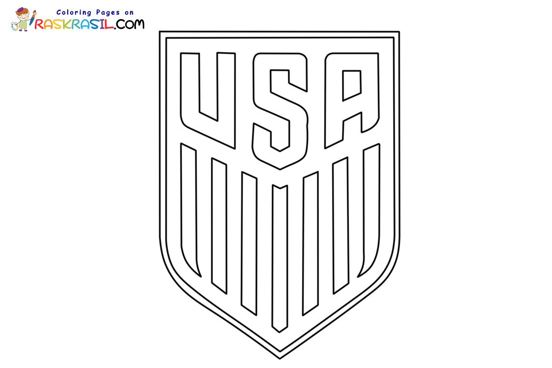 10 America Soccer Coloring Page for Kids and Adults