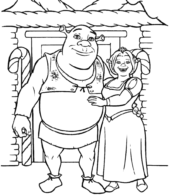 47+ Printable Shrek Coloring Pages Line Art