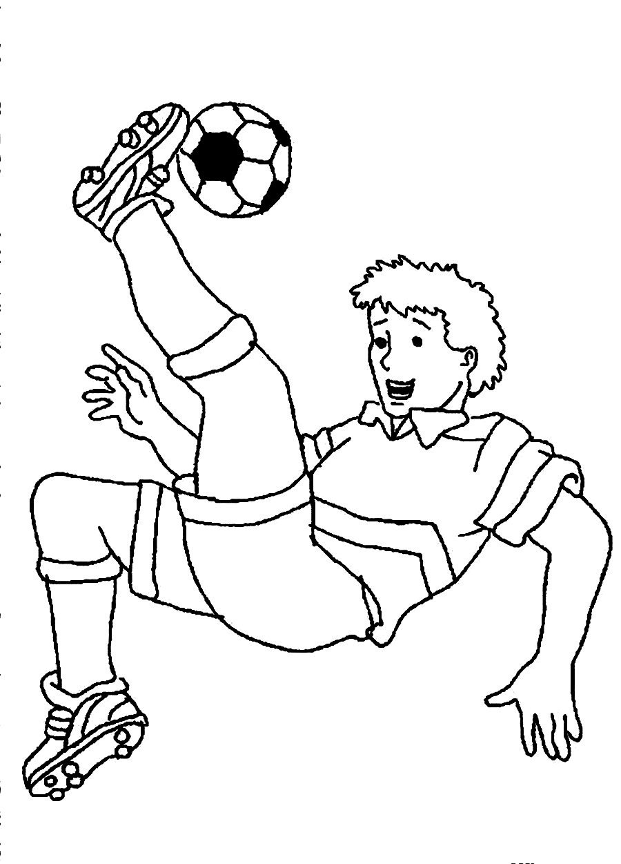 10 Amazing Coloring Pages of Soccer Players to Enjoy