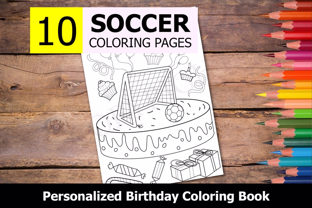 10 Soccer Coloring Book Party Favors to Kick Off Your Celebration