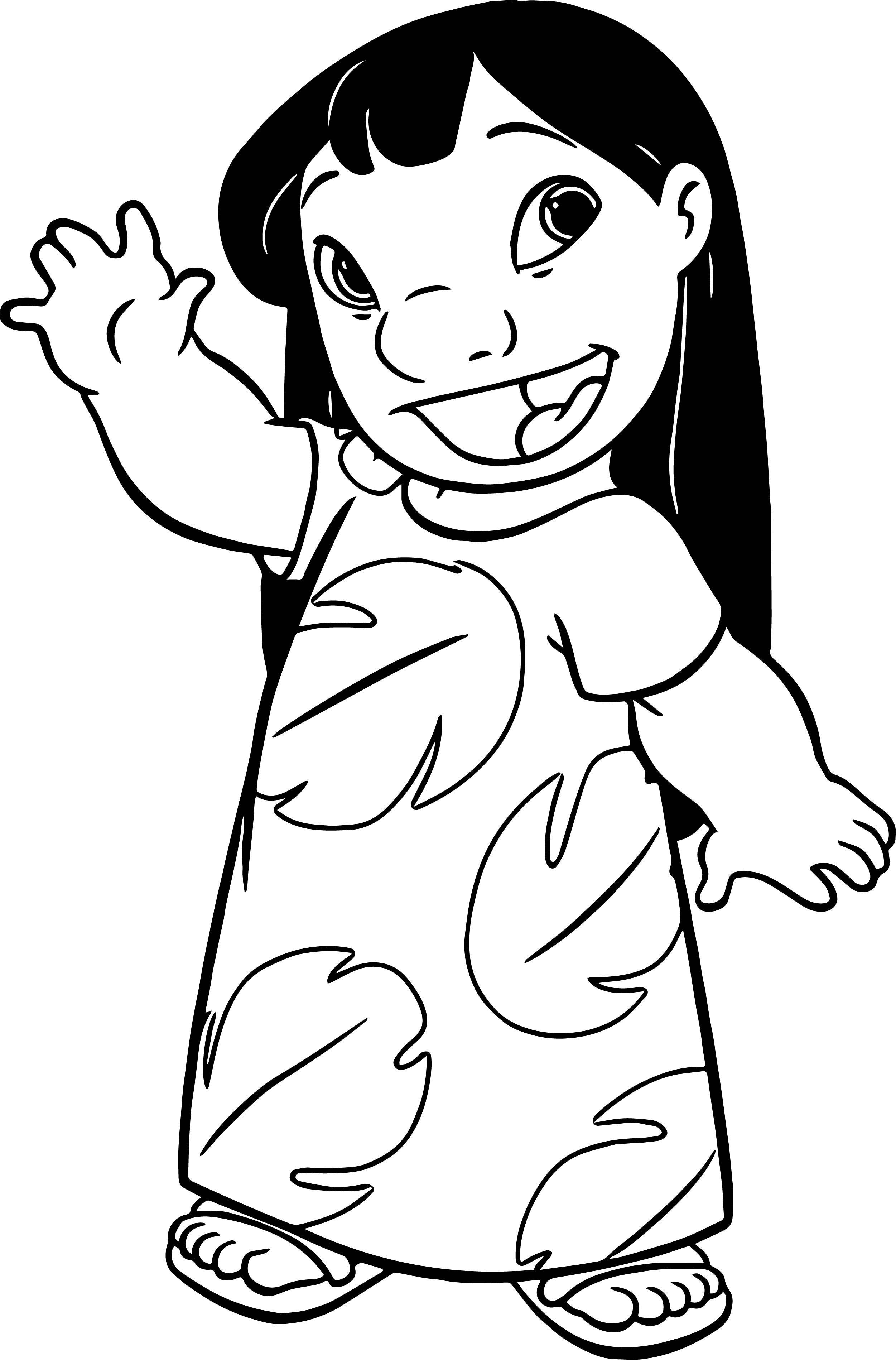 30+ Free Lilo Pelekai Coloring Pages for Kids