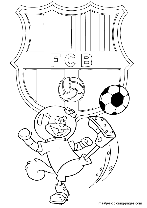 10 Fun FC Barcelona Coloring Pages for Blaugrana Fans