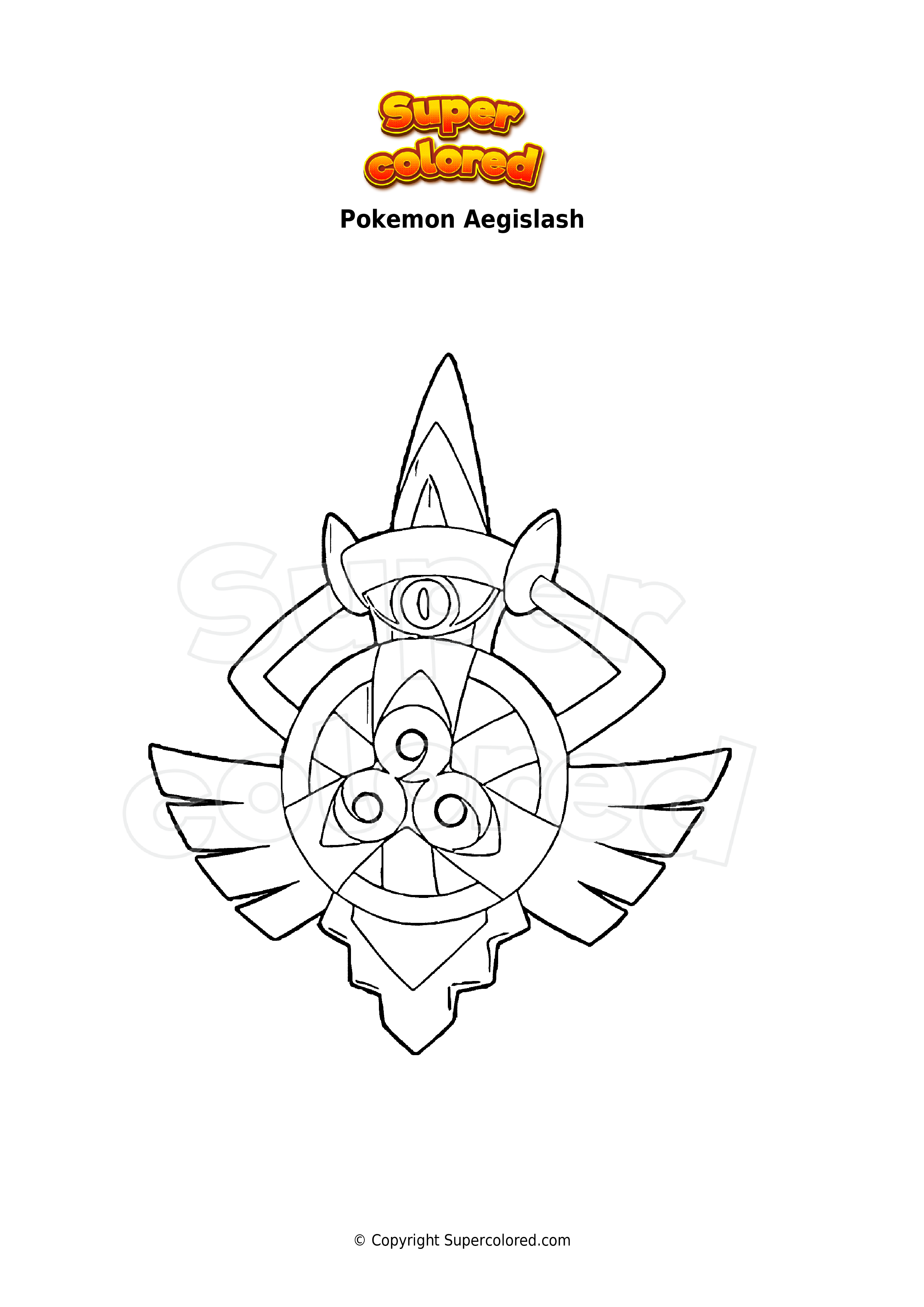 42+ Free Aegislash Coloring Pages Books