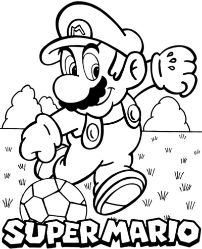 10 Mario Soccer Coloring Pages for Kids to Unleash Their Creativity