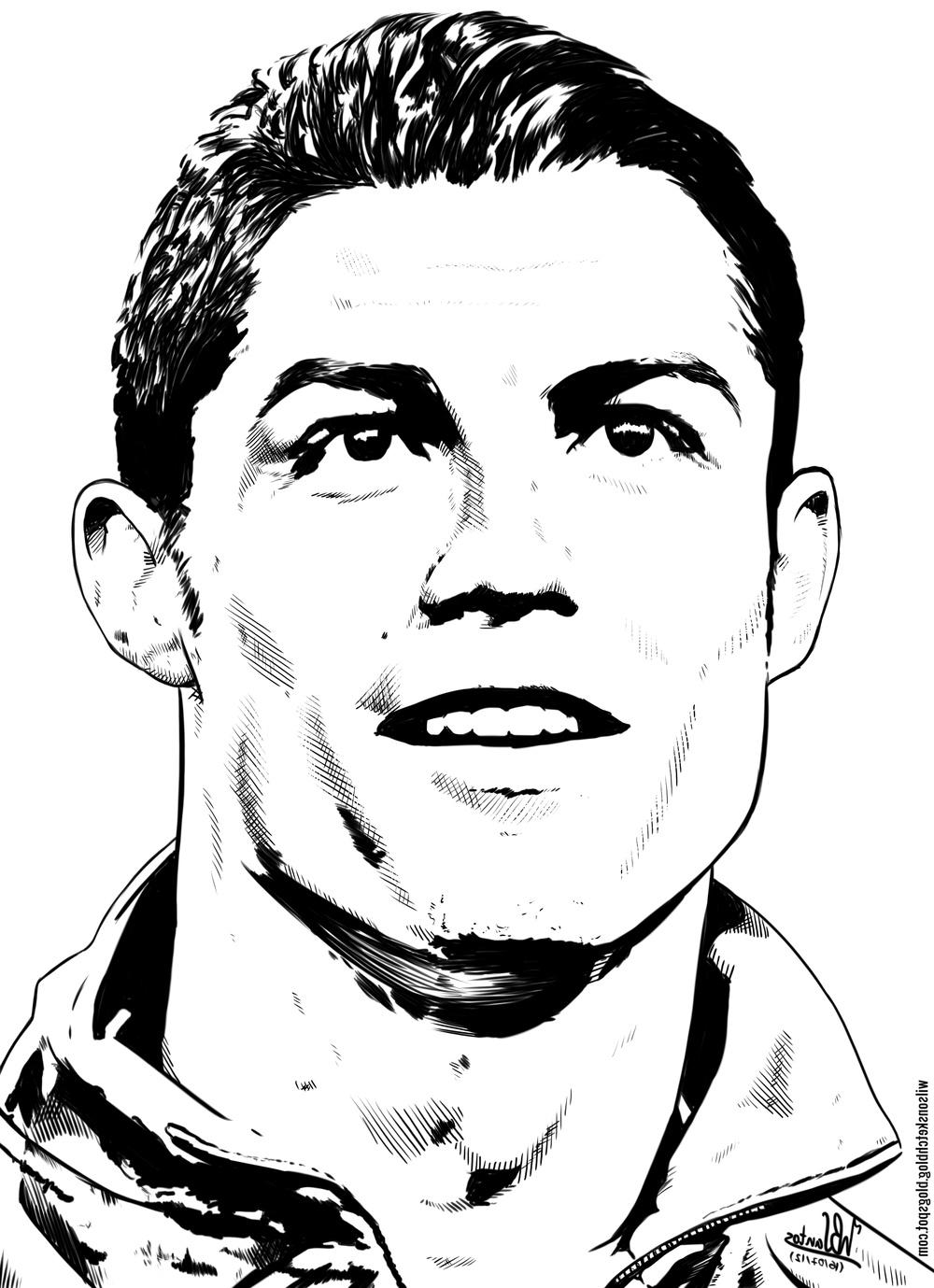 37+ Best of Ronaldo Colouring Sheets Book Pages