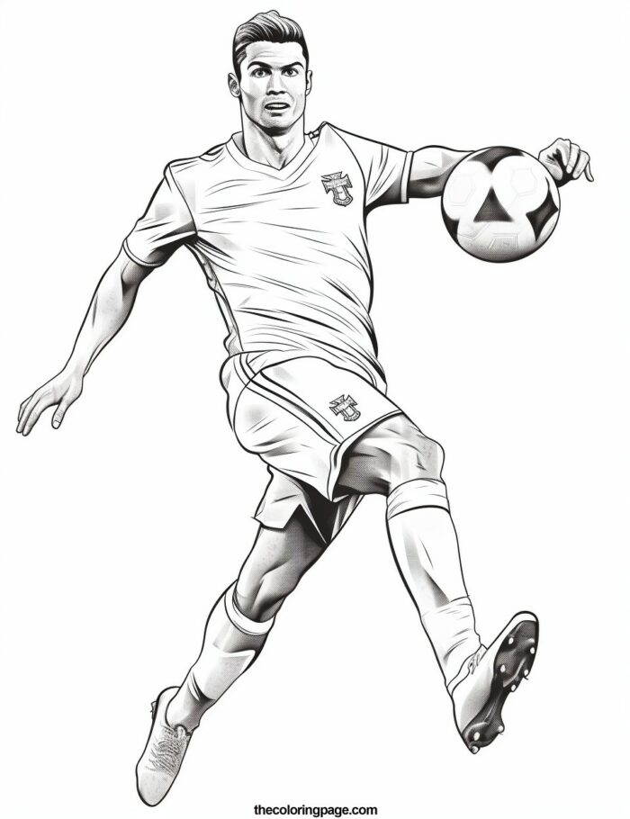 10 Engaging Ronaldo Coloring Pages for Kids: Unleash Their Artistic Potential