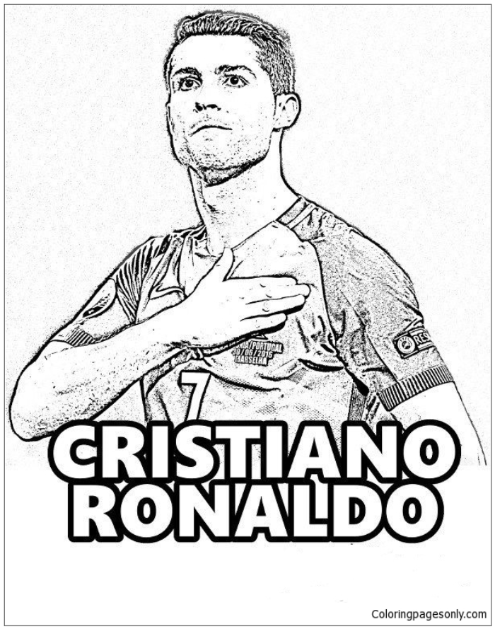 37+ Free Ronaldo Colouring Sheets for Kids