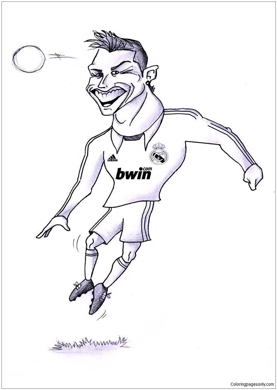 38+ Free Ronaldo Colouring Sheets Colored