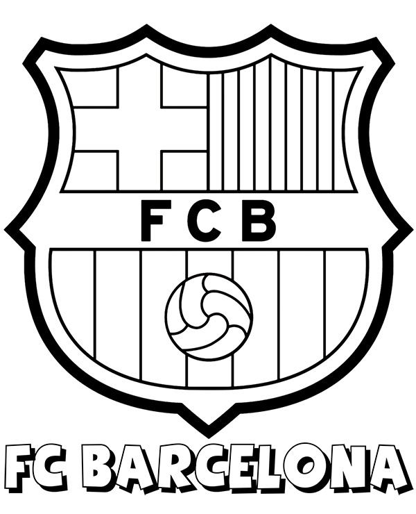 10 Beautiful Barcelona Crest Coloring Pages to Color