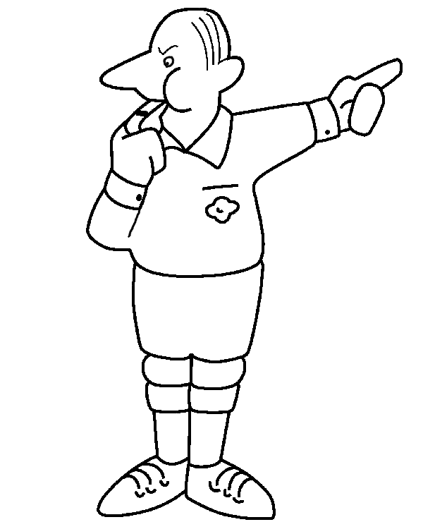 10 Soccer Referee Coloring Pages to Unleash Your Inner Artist