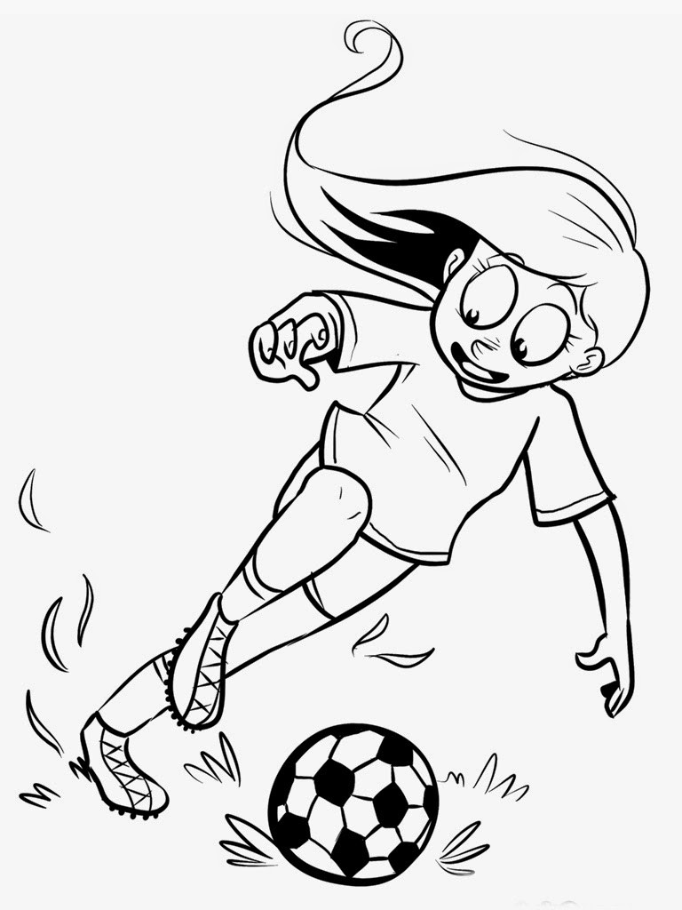 10 Fun Soccer Coloring Pages for Girls to Explore