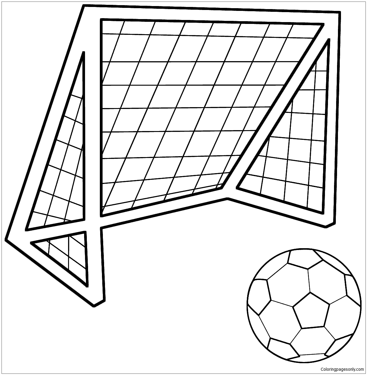 10 Soccer Goal Coloring Pages for Budding Athletes and Art Enthusiasts