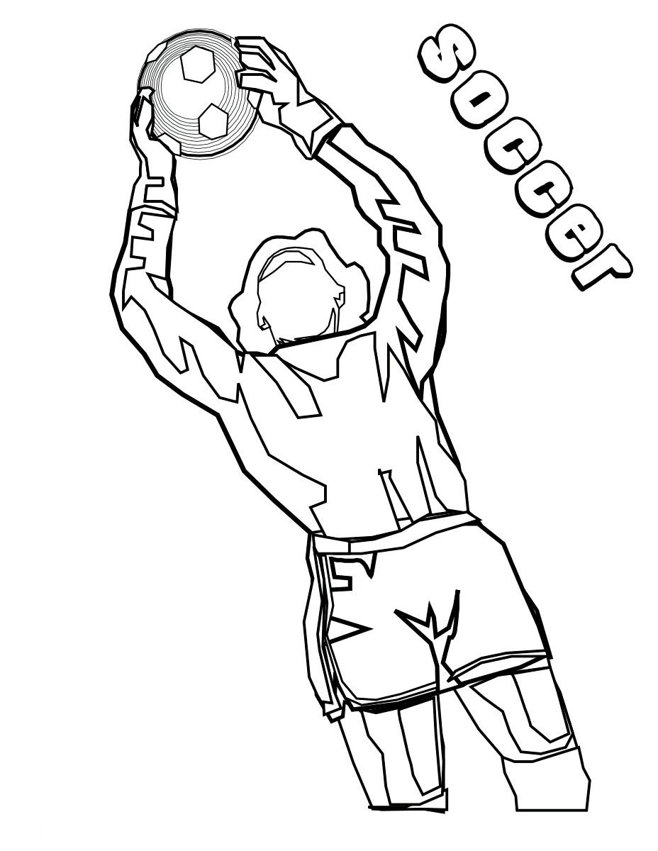 32+ Best of Soccer Goalie Coloring Pages Free Printable