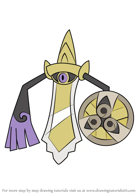 33+ Unique Aegislash Coloring Pages PDF Printable