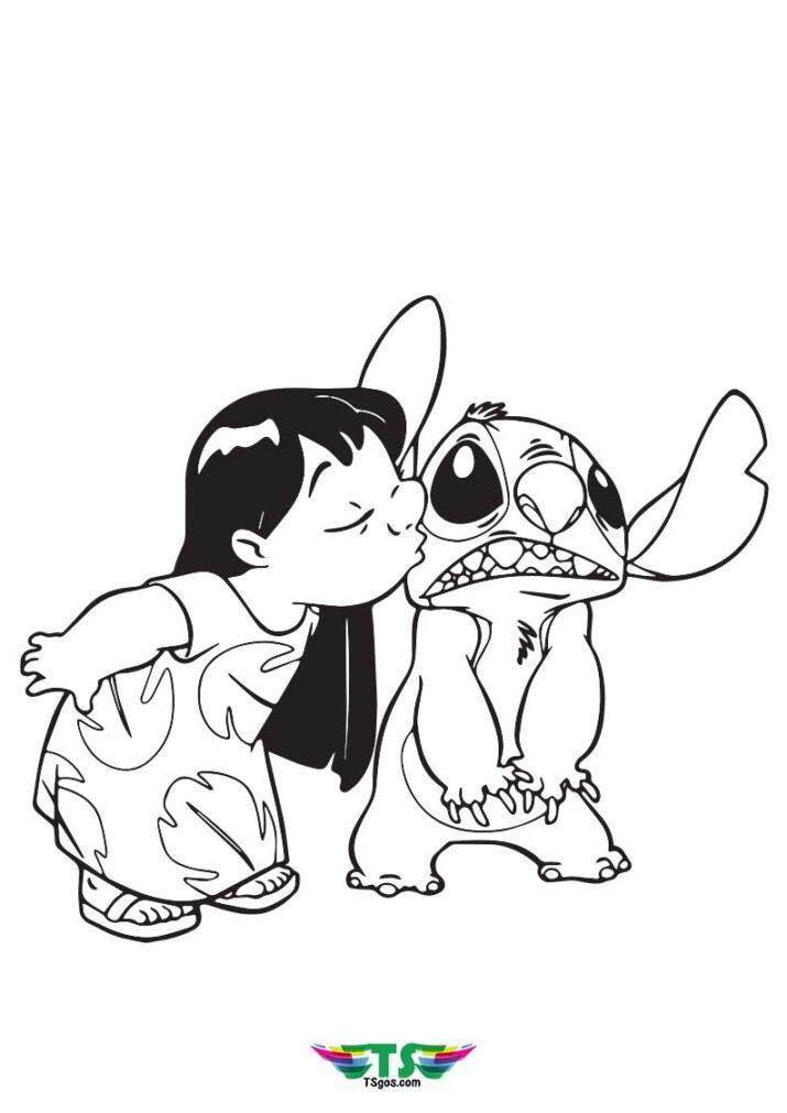 36+ Best of Baby Stitch Disney Coloring Pages Sketch