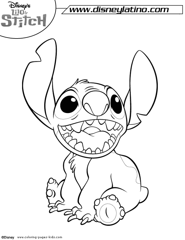 47+ Unique Baby Stitch Disney Coloring Pages Sheets Printables