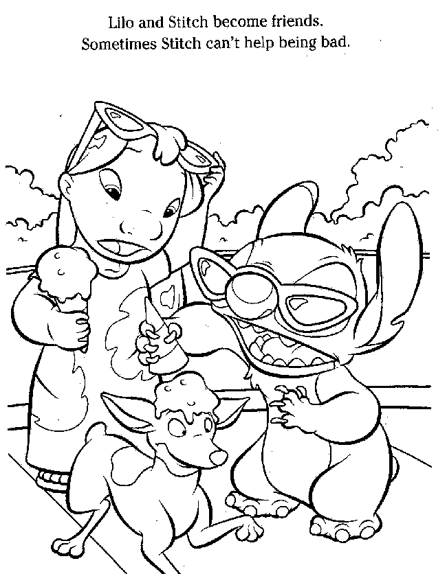 33+ Printable Baby Stitch Disney Coloring Pages Free Printable