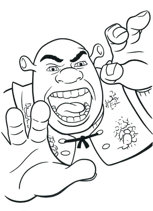 47+ Free Shrek Coloring Pages Sketch