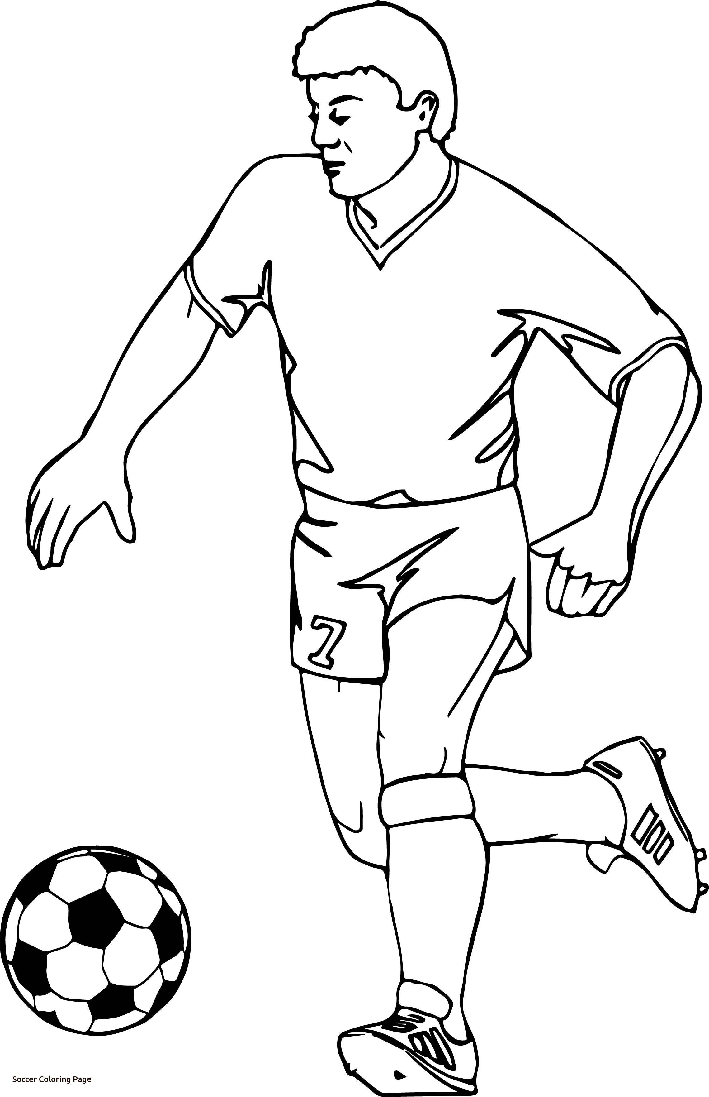 30+ Unique Soccer Players Coloring Pages Colored