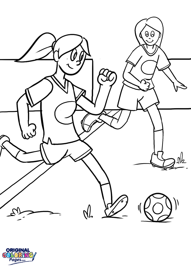 10 Soccer Girl Coloring Pages for Creative Kids