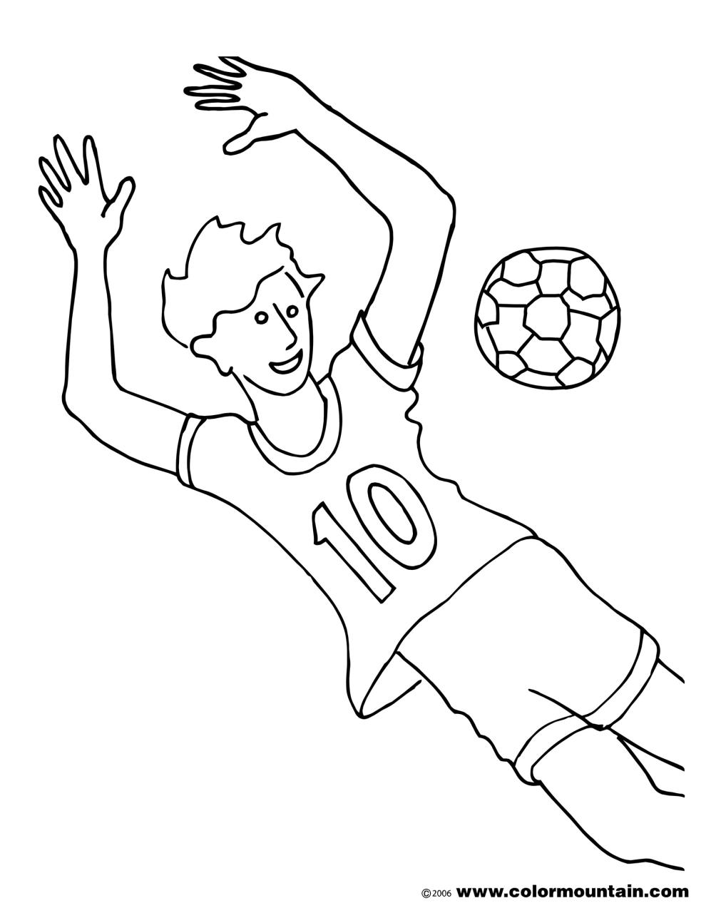 10 Soccer Goalie Coloring Sheets for Budding Champions