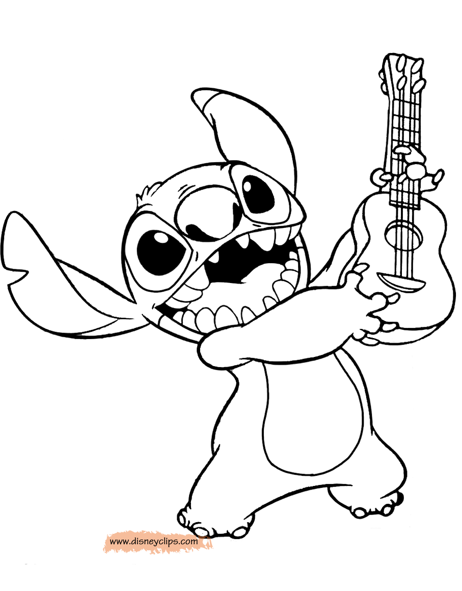 38+ Free Baby Stitch Disney Coloring Pages Sketch