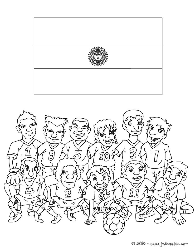 10 Argentina Soccer Coloring Pages for Passionate Fans