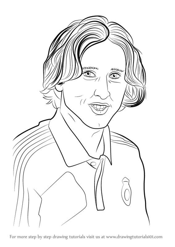 10 Awesome Modric Coloring Pages for Soccer Lovers