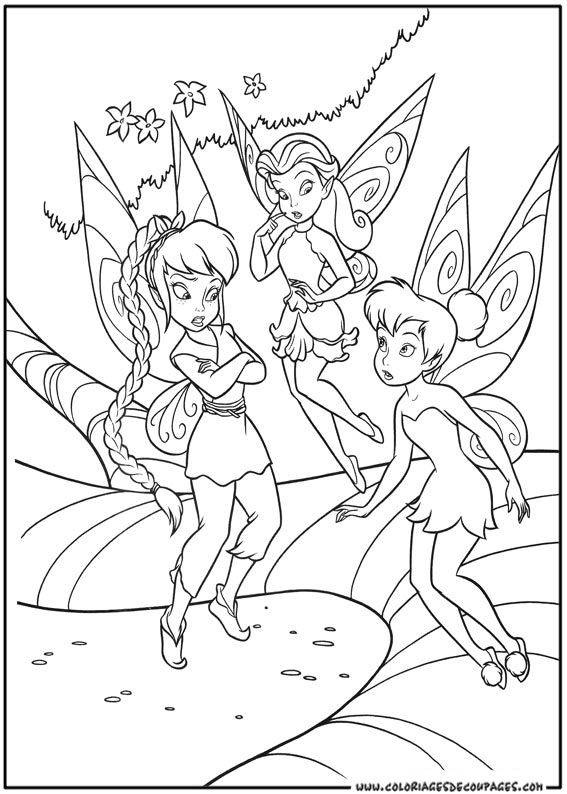 20 Tinkerbell Coloring Pages Free Printable 12