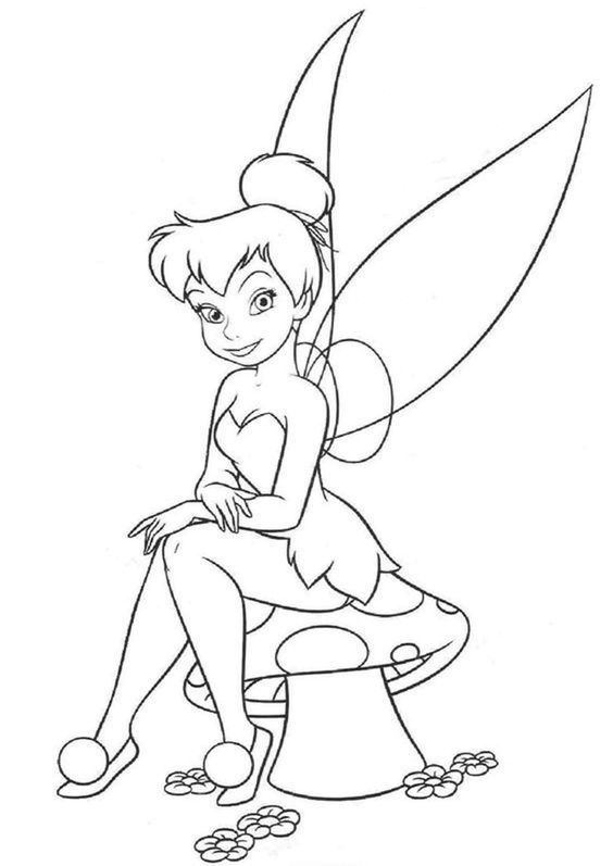 20 Tinkerbell Coloring Pages Free Printable 13