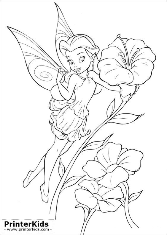 20 Tinkerbell Coloring Pages Free Printable 14