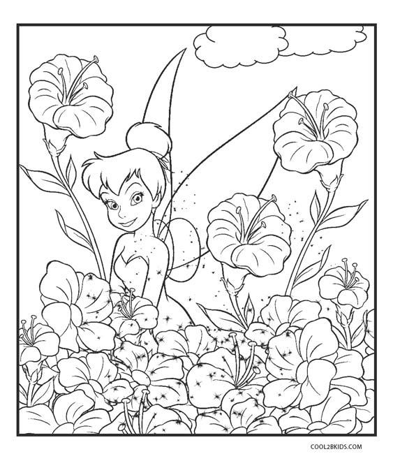 20 Tinkerbell Coloring Pages Free Printable 18