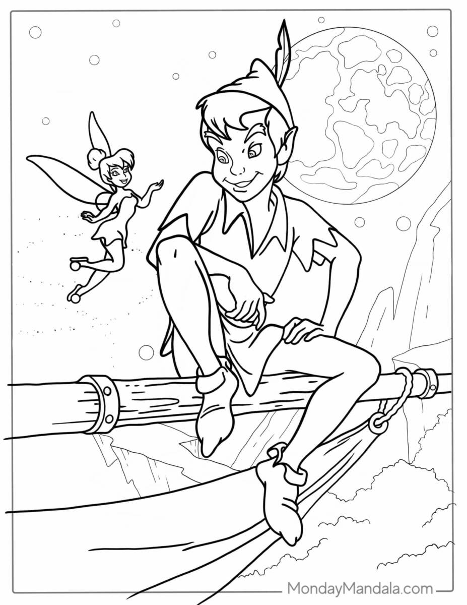 20 Tinkerbell Coloring Pages Free Printable 2