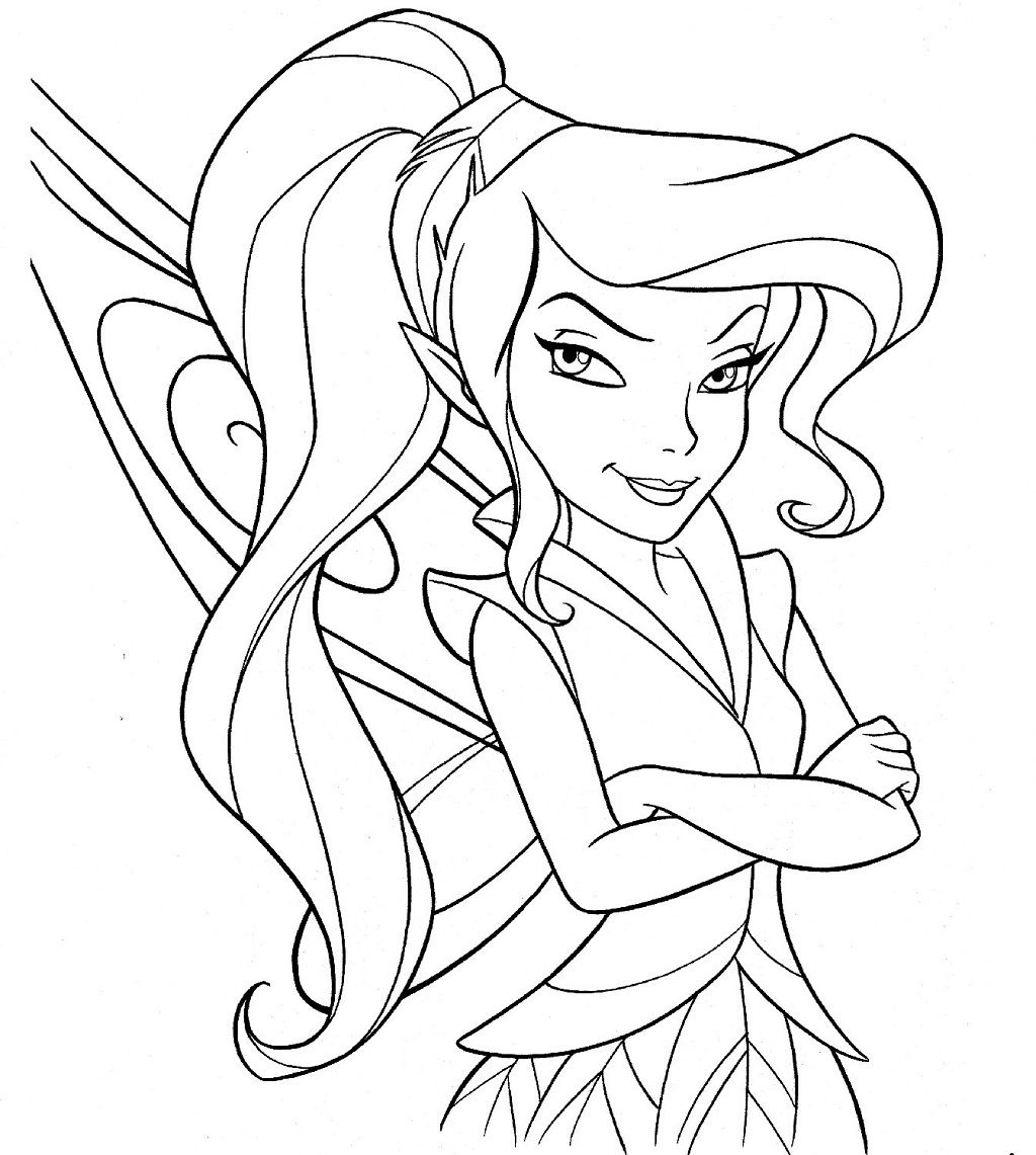 20 Tinkerbell Coloring Pages Free Printable 3