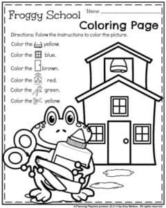 28 Back to School Coloring Pages Free Printable 1