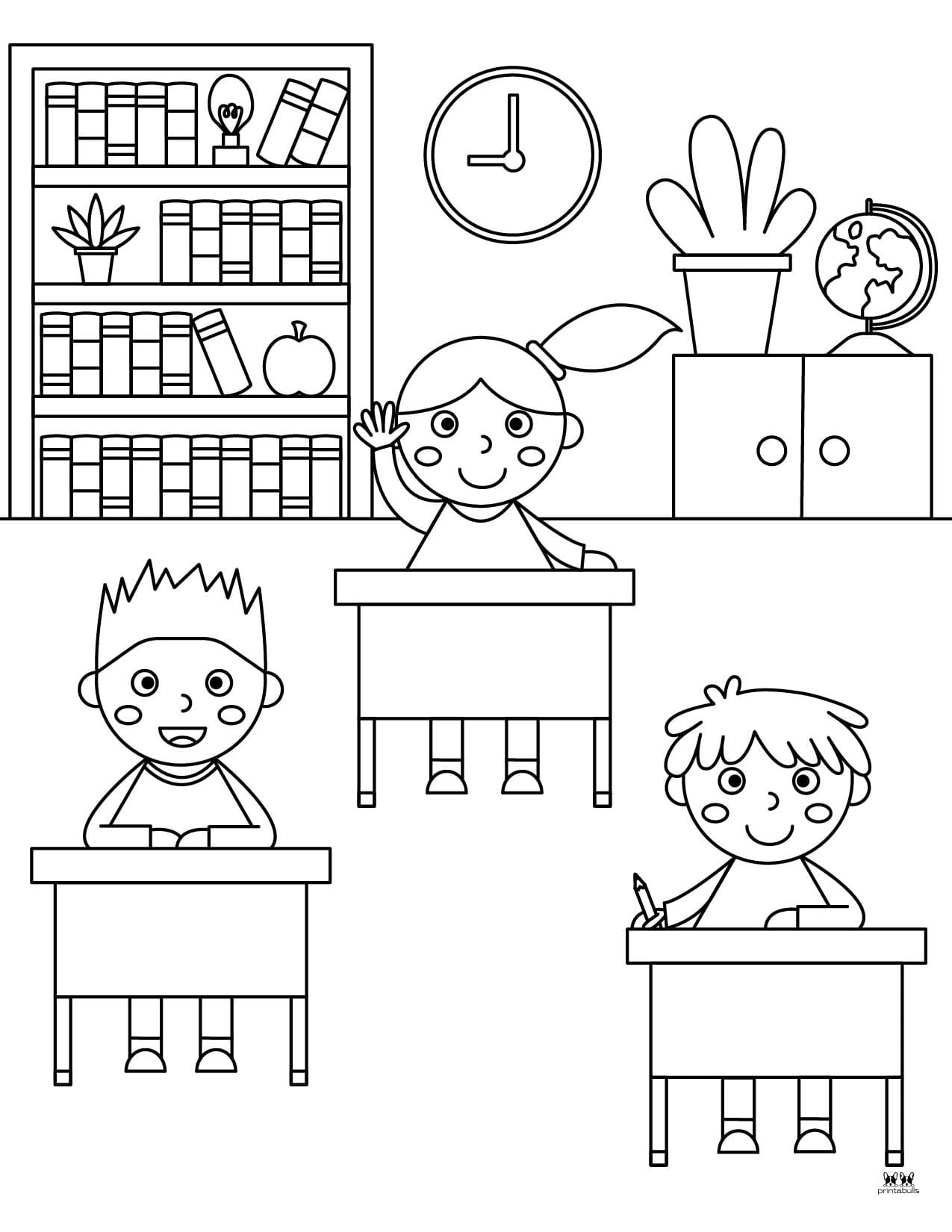 28 Back to School Coloring Pages Free Printable 20