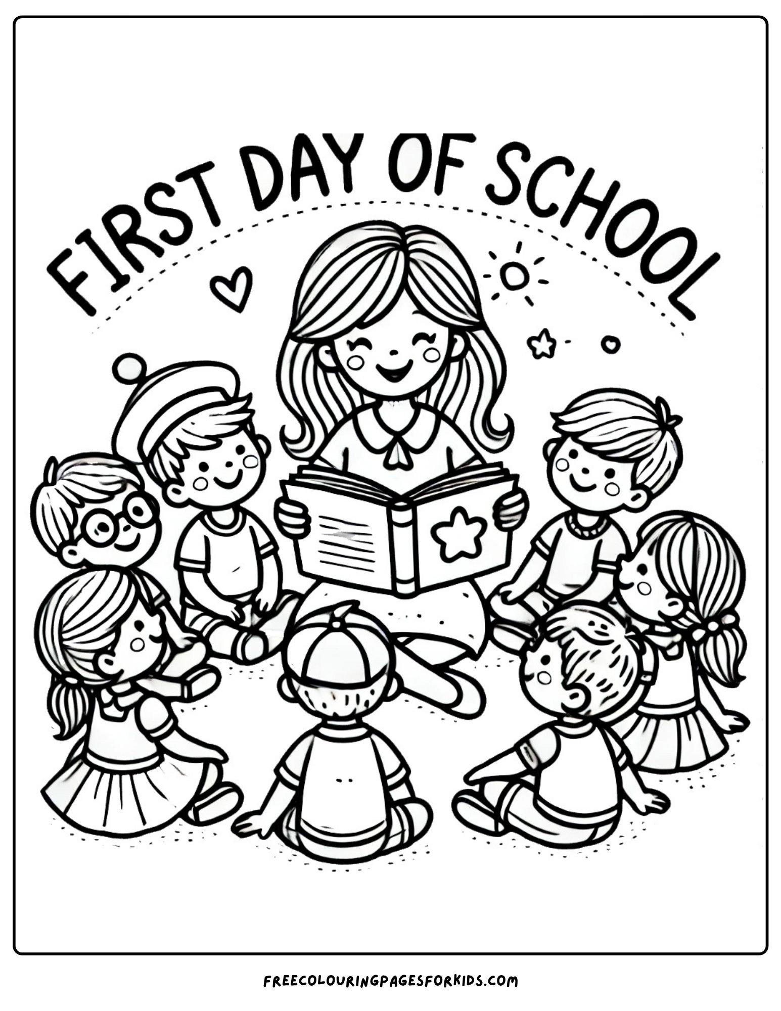 28 Back to School Coloring Pages Free Printable 23