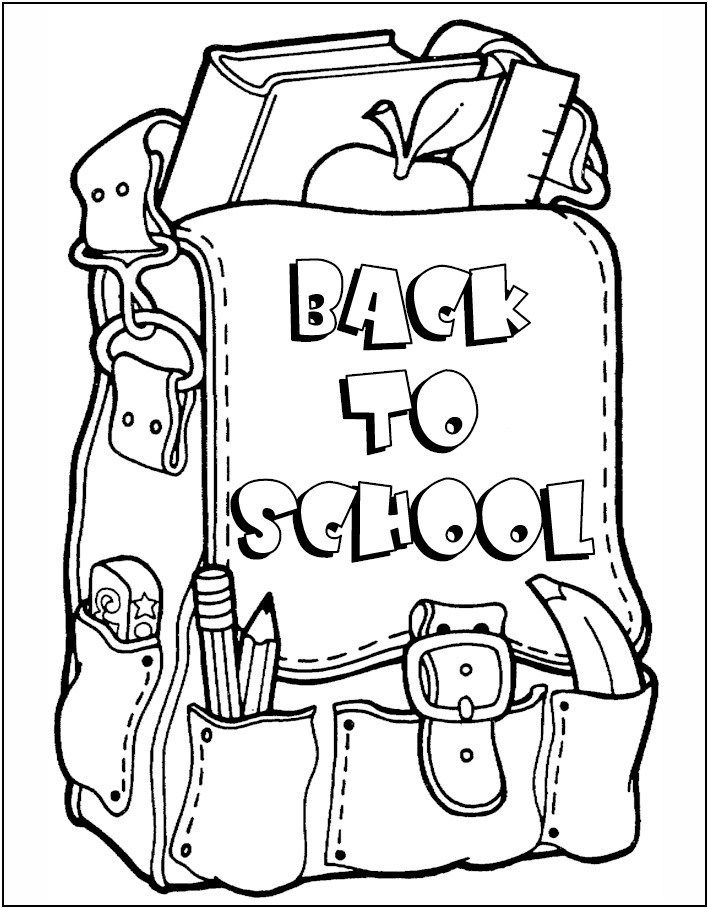 28 Back to School Coloring Pages Free Printable 6