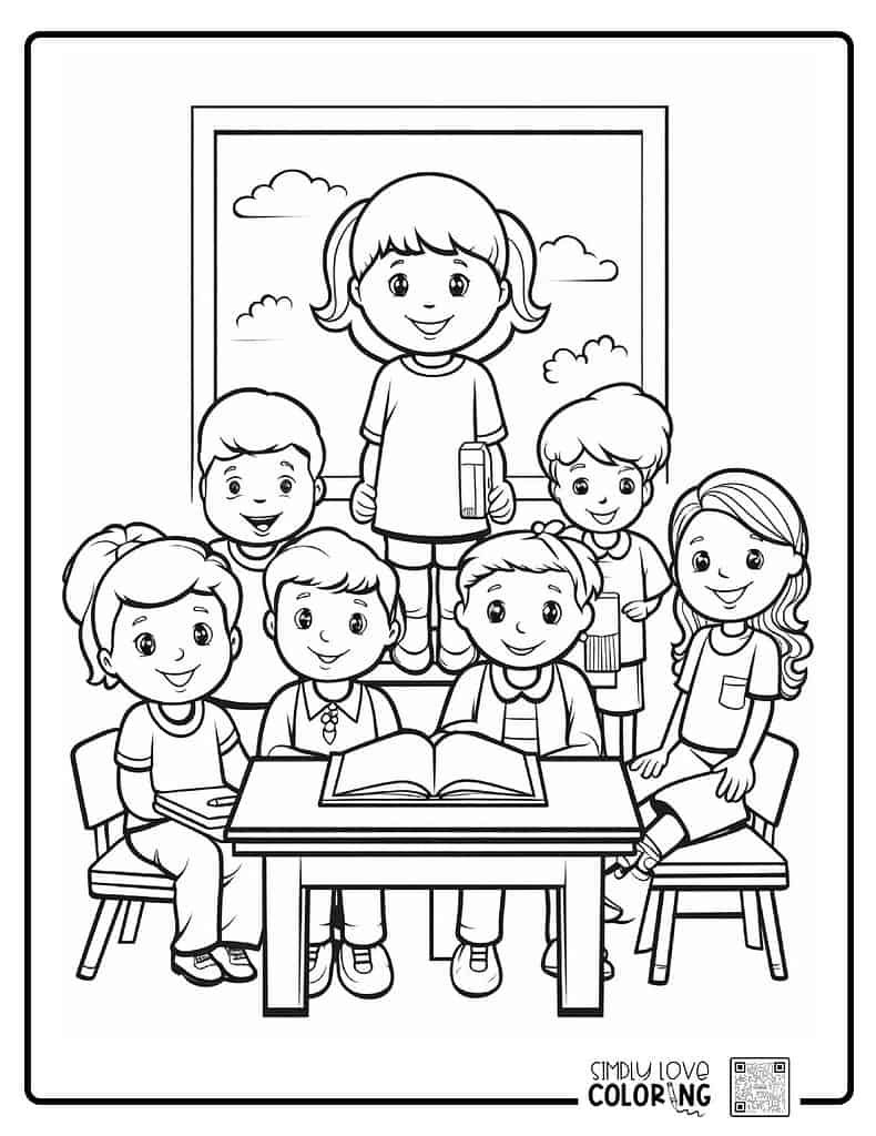 28 Back to School Coloring Pages Free Printable 8