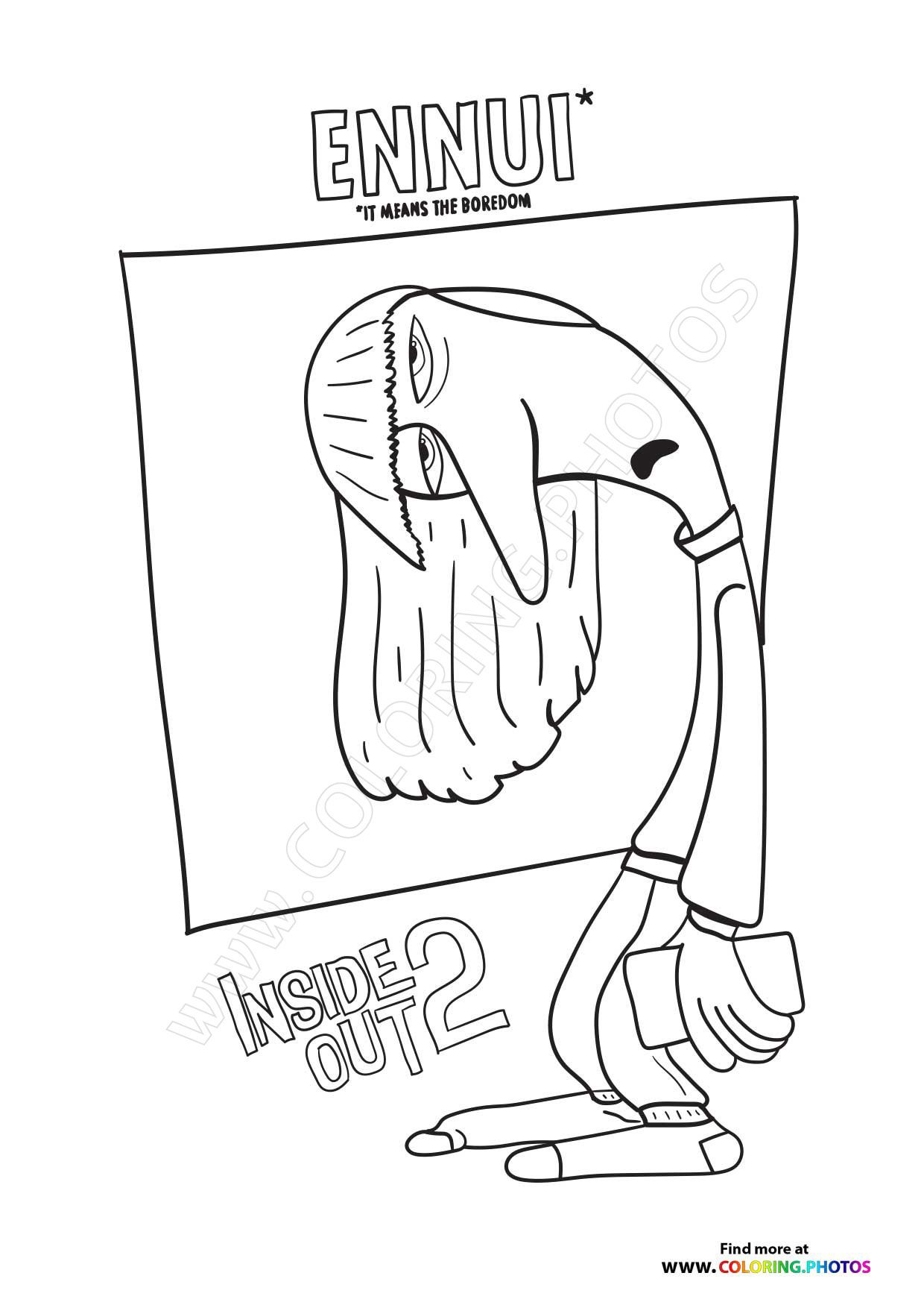 61 Inside Out Coloring Pages Free Printable 1