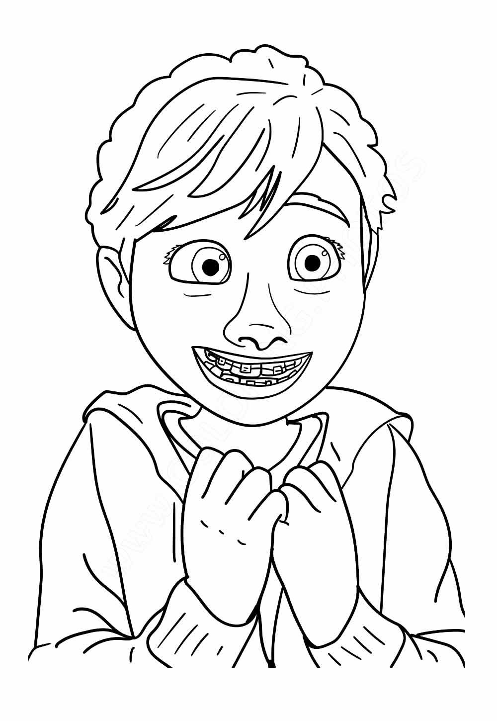 61 Inside Out Coloring Pages Free Printable 12