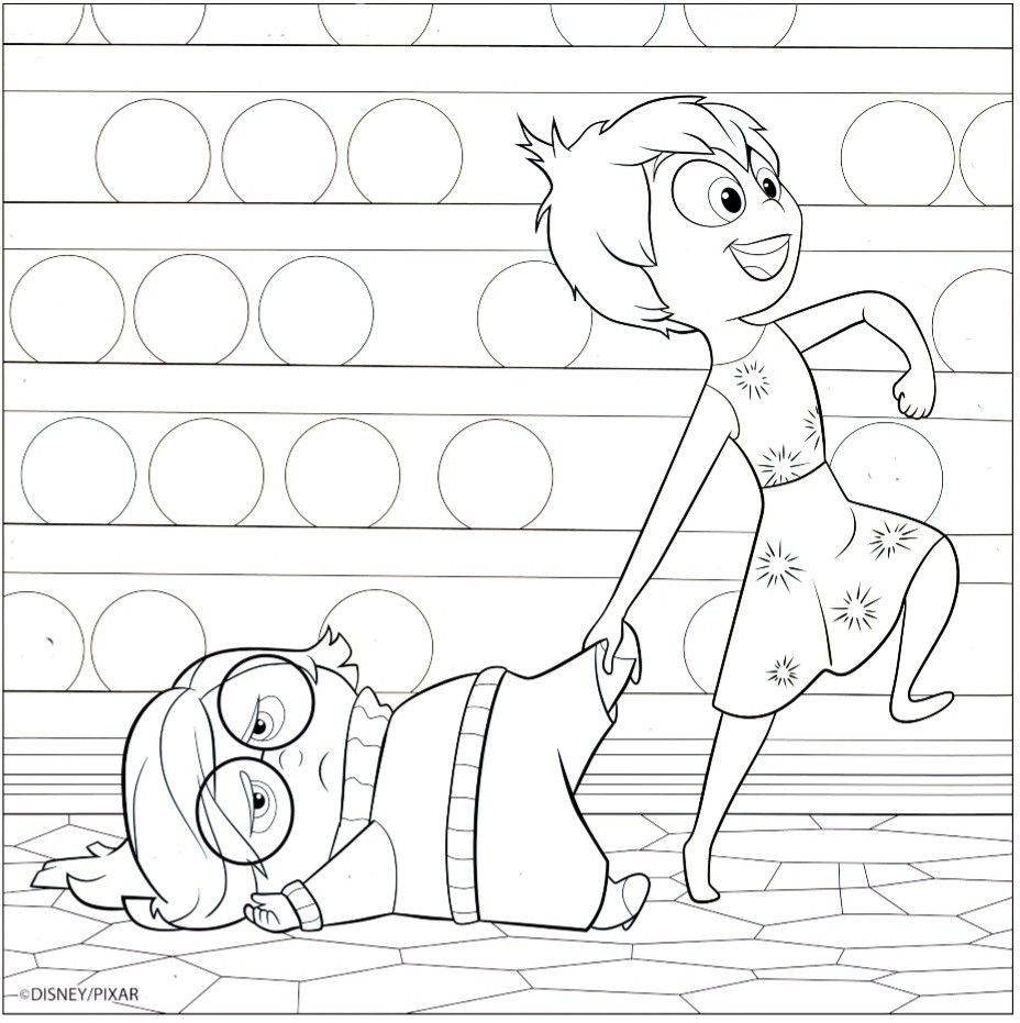 61 Inside Out Coloring Pages Free Printable 17