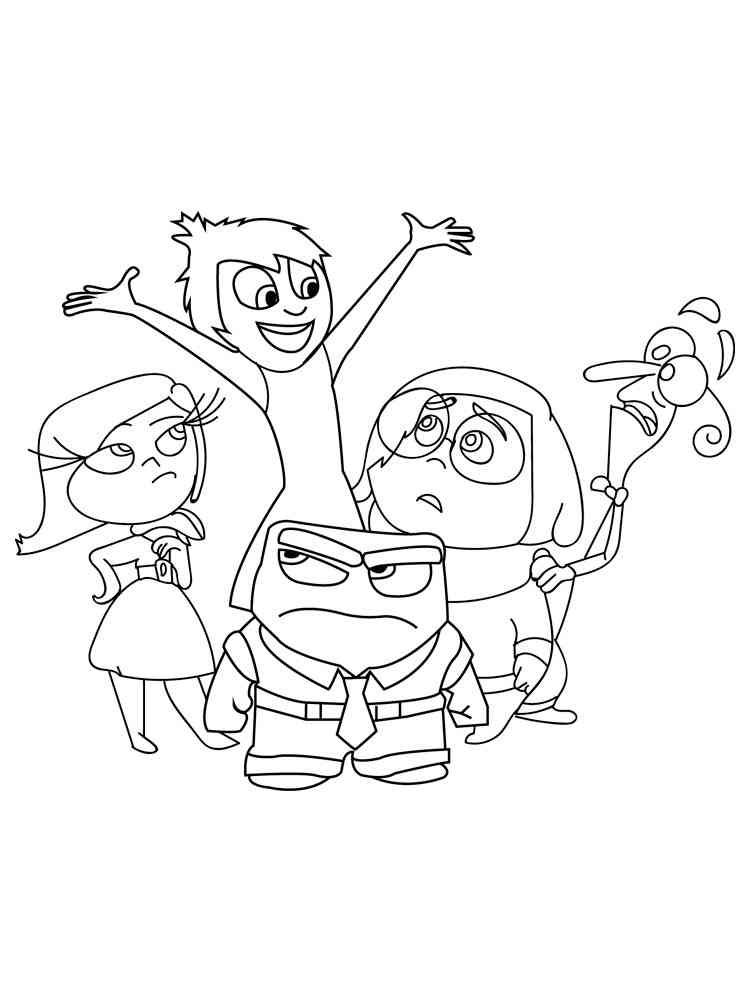 61 Inside Out Coloring Pages Free Printable 25