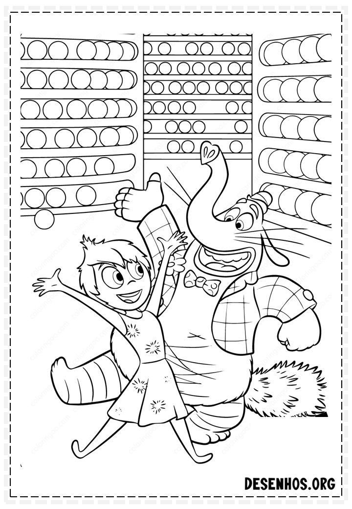 61 Inside Out Coloring Pages Free Printable 26