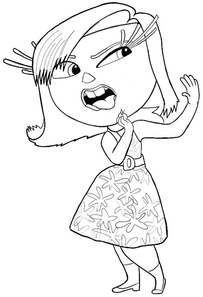 61 Inside Out Coloring Pages Free Printable 31