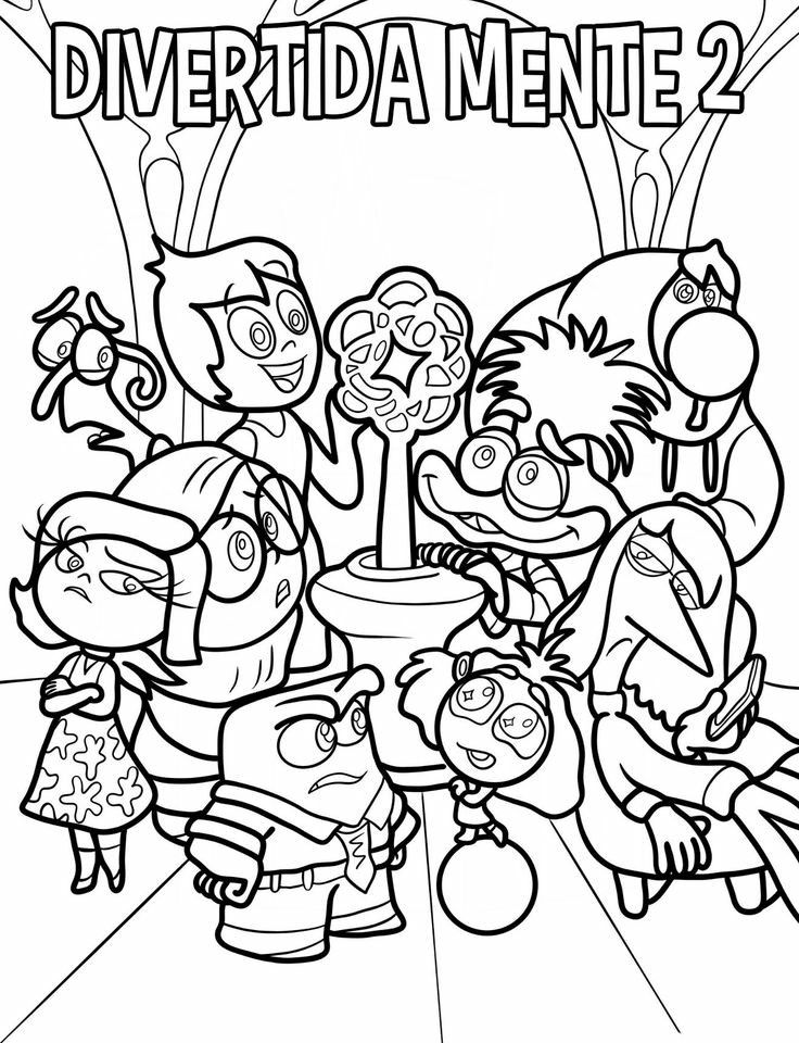 61 Inside Out Coloring Pages Free Printable 32