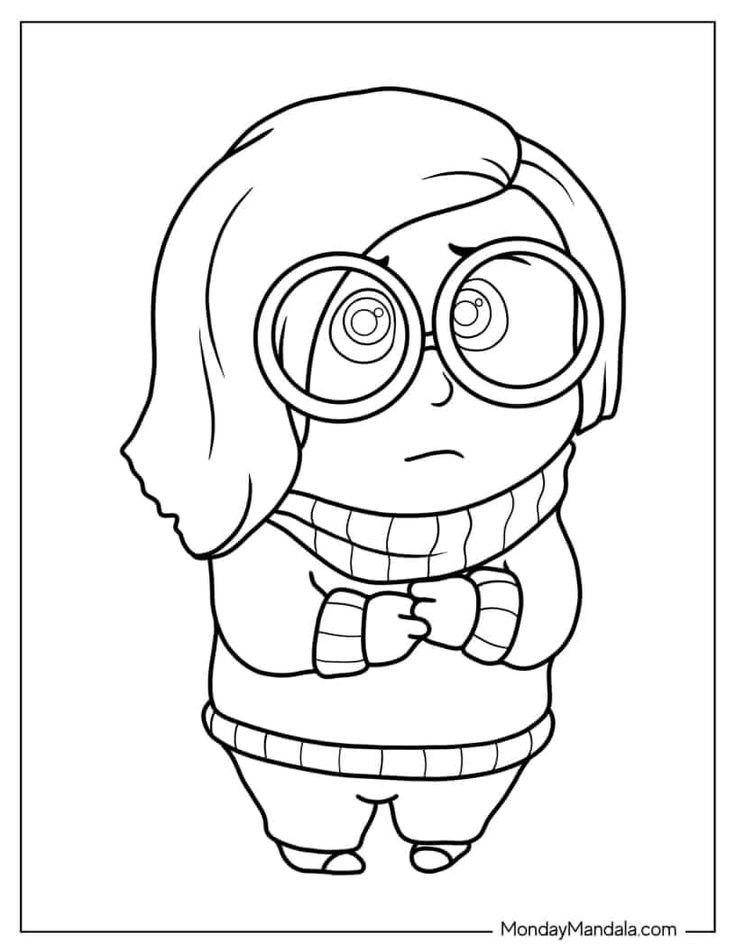 61 Inside Out Coloring Pages Free Printable 33