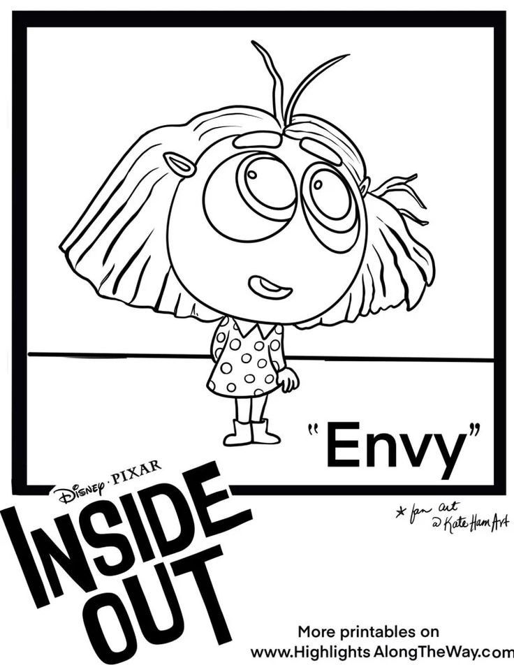 61 Inside Out Coloring Pages Free Printable 36