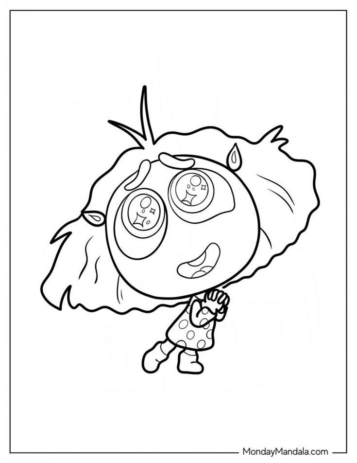 61 Inside Out Coloring Pages Free Printable 37